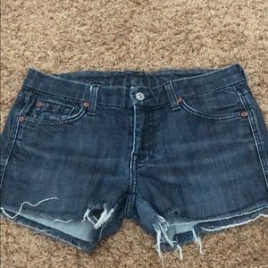 7 For All Mankind Cutoff Shorts